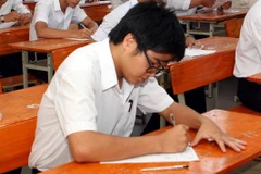 Kỳ thi tốt nghiệp trung học phổ thông năm náy sẽ có nhiều điểm mới. (Ảnh: TTXVN)