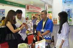 VietFood & Beverage - ProPack Vietnam 2015 là nơi các doanh nghiệp hay các nhãn hàng lớn có nhiều cơ hội để quảng bá sản phẩm. (Ảnh: Hoàng Hải/Vietnam+)