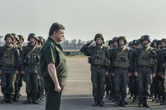 Tổng thống Ukraine Petro Poroshenko khẳng định ông đã loại trừ khả năng liên bang hóa đất nước. (Ảnh: AFP/TTXVN)