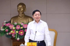 Phó Thủ tướng Trần Hồng Hà phát biểu chỉ đạo. (Ảnh: Văn Điệp/TTXVN)