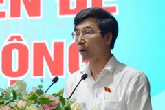 Ông Trần Chí Cường, Thành ủy viên, Phó Trưởng Đoàn đại biểu Quốc hội thành phố Đà Nẵng, được bầu giữ chức Phó Chủ tịch UBND thành phố Đà Nẵng, nhiệm kỳ 2021-2026. (Ảnh: Quốc Dũng/TTXVN)