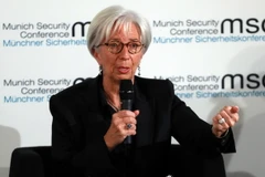 Tổng Giám đốc Quỹ Tiền tệ quốc tế (IMF) Christine Lagarde cảnh báo hệ lụy của chiến tranh thương mại. (Nguồn: THX/TTXVN)