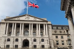 Quang cảnh bên ngoài Ngân hàng Trung ương Anh. (Nguồn: Business Reporter)