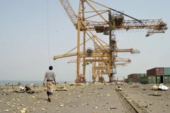 Cảng Hodeidah. (Nguồn: Reuters)