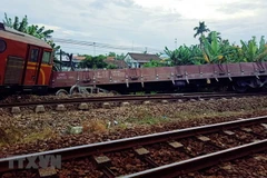 Hạ tầng đường sắt Việt Nam lạc hậu nhất thế giới. (Nguồn: Văn Trưởng/TTXVN)