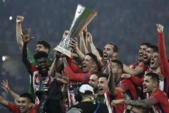 Atletico Madrid vô địch Europa League 2017/2018. (Nguồn: AFP/TTXVN)