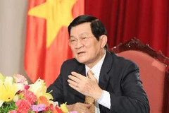 Chủ tịch nước Trương Tấn Sang. (Ảnh: Nguyễn Khang/TTXVN)