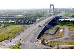 Cầu Rào 2 - cây cầu đẹp và hiện đại nhất của Hải Phòng. (Nguồn: TTXVN)