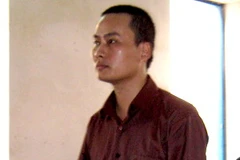 Bị cáo Nguyễn Thái Hòa tại phiên tòa. (Ảnh: Thanh Sang/Vietnam+)