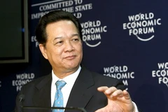 Thủ tướng Nguyễn Tấn Dũng tại Hội nghị WEF 2010. (Ảnh: Đức Tám/ TTXVN) 
