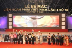 Quang cảnh lễ bế mạc liên hoan phim Việt Nam 18. (Nguồn: quangninh.gov.vn)