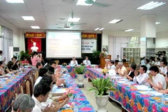 Quang cảnh hội thảo về tính chuyên nghiệp báo chí hiện đại. (Nguồn: ajc.edu.vn)