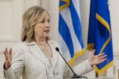 Ngoại trưởng Mỹ Hillary Clinton. (Nguồn: AFP)