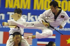 Nội dung biểu diễn của hệ phái Taekwondo ITF. (Nguồn: Internet)