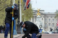 Cảnh sát Anh chuẩn bị cho việc bảo vệ đám cưới Hoàng gia. (Nguồn: guardian.co.uk)