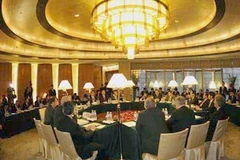 Một cuộc đàm phán sáu bên về vấn đề hạt nhân của Triều Tiên diễn ra tại Bắc Kinh. (Nguồn: Xinhua)