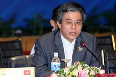 Trưởng SOM ASEAN Việt Nam Phạm Quang Vinh. (Ảnh: Nhan Sáng/TTXVN)