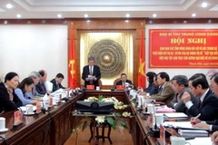 Toàn cảnh buổi giao ban. (Nguồn: Phân xã Thanh Hóa)