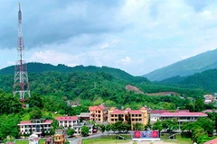 Một góc huyện lỵ Bắc Quang, Hà Giang. (Nguồn: bacquang.hagiang.gov.vn)