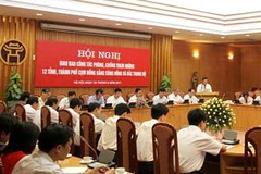Toàn cảnh hội nghị. (Nguồn: hanoi.gov.vn)