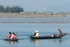 Khai thác thủy sản trên đàm phá Tam Giang. (Nguồn: Internet)