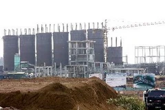 Nhà máy sản xuất alumina Nhân Cơ đang được xây dựng. (Ảnh: Trần Tuấn/TTXVN)