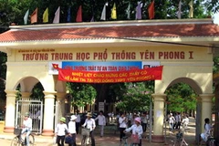 Trường trung học phổ thông Yên Phong I, một trong những trường chuẩn quốc gia ở Bắc Ninh. (Nguồn: báo Bắc Ninh)