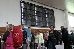 Hành khách tại sân bay Brussels. (Nguồn: Belga)