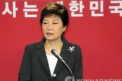 Ứng viên tổng thống Hàn Quốc của Đảng Saenuri, Park Geun-hye. (Nguồn: yonhapnews)