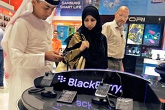 RIM và dòng điện thoại BlackBerry của hãng này đang mở rộng sự hiện diện tại thị trường Trung Đông. (Ảnh minh họa; nguồn Internet)