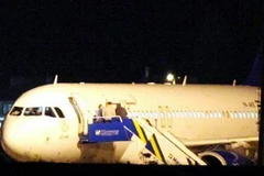 Máy bay của Syria bị Thổ Nhĩ Kỳ ép hạ cánh để kiểm tra an ninh. (Nguồn: AFP)