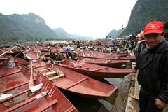 Bến đò suối Yến, chùa Hương. (Ảnh: nguồn Internet)