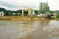 Lũ tiểu mãn trên sông Hồng ở Lào Cai. (Nguồn: Internet)