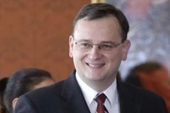 Tân Thủ tướng Séc Petr Necas. (Nguồn: AP)