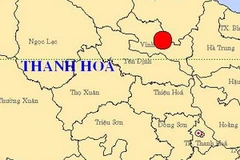 Vị trí tâm chấn động đất trên bản đồ. (Nguồn: igp-vast.vn)