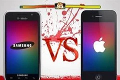 Cuộc chiến Apple-Samsung ngày càng trở nên nóng bỏng. (Nguồn: Internet)