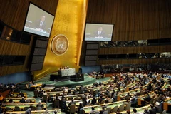 Phiên họp toàn thể Đại hội đồng Liên hợp quốc khóa 67. (Nguồn: THX/TTXVN)