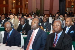 Đông đảo doanh nghiệp Angola tham dự diễn đàn doanh nghiệp Việt Nam-Angola. (Ảnh: Hải Đăng/TTXVN)