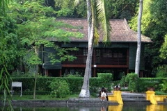 Nhà sàn Bác Hồ trong Phủ Chủ tịch. (Nguồn: Internet)