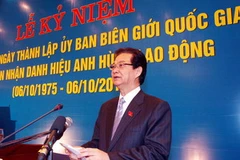Thủ tướng Nguyễn Tấn Dũng phát biểu tại Lễ kỷ niệm. (Ảnh: Nguyễn Dân/TTXVN)