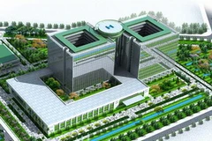 Phối cảnh tổng thể Bệnh viện Nhiệt đới Trung ương mới. (Nguồn: bvnhietdoitw.vn)