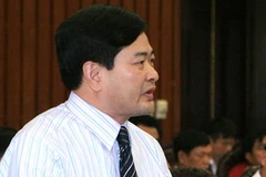 Đại biểu Quốc hội thành phố Hà Nội, Nguyễn Đình Quyền phát biểu ý kiến. (Ảnh: Thống Nhất/TTXVN)