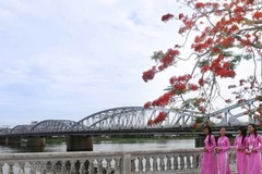 Cầu Trường Tiền bắc qua sông Hương, Huế. (Ảnh: Nhật Anh/TTXVN)