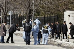 Hiện trường vụ đánh bom. (Nguồn: Reuters)