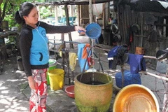 Người dân Hòa Hội nghi nguồn gốc gây dịch ung thư là do nguồn nước bị ô nhiễm. (Nguồn: Báo Người Lao động)