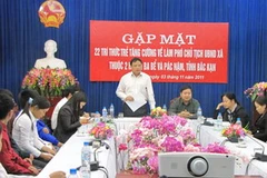 UBND tỉnh Bắc Kạn gặp mặt chia sẻ và chúc mừng 22 trí thức trẻ trúng tuyển phó chủ tịch xã. (Nguồn: báo Bắc Kạn)