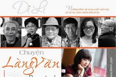 Bìa cuốn sách "Chuyện làng văn" của tác giả trẻ Di Linh.