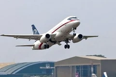 Chiếc Sukhoi Superjet-100 bị mất tích. (Nguồn: AP)