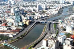 Một góc Thành phố Hồ Chí Minh. (Ảnh: Mạnh Linh/TTXVN)