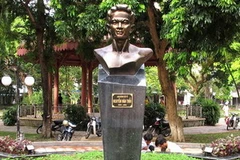 Tượng đài Nguyễn Văn Trỗ̉i tại công viên Nguyễn Văn Trỗi, Huế. (Nguồn: báo Tuổi Trẻ) 